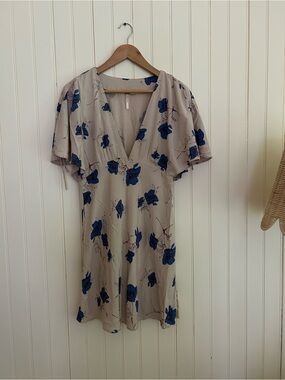 Free People Melanie Flutter Sleeve Dress